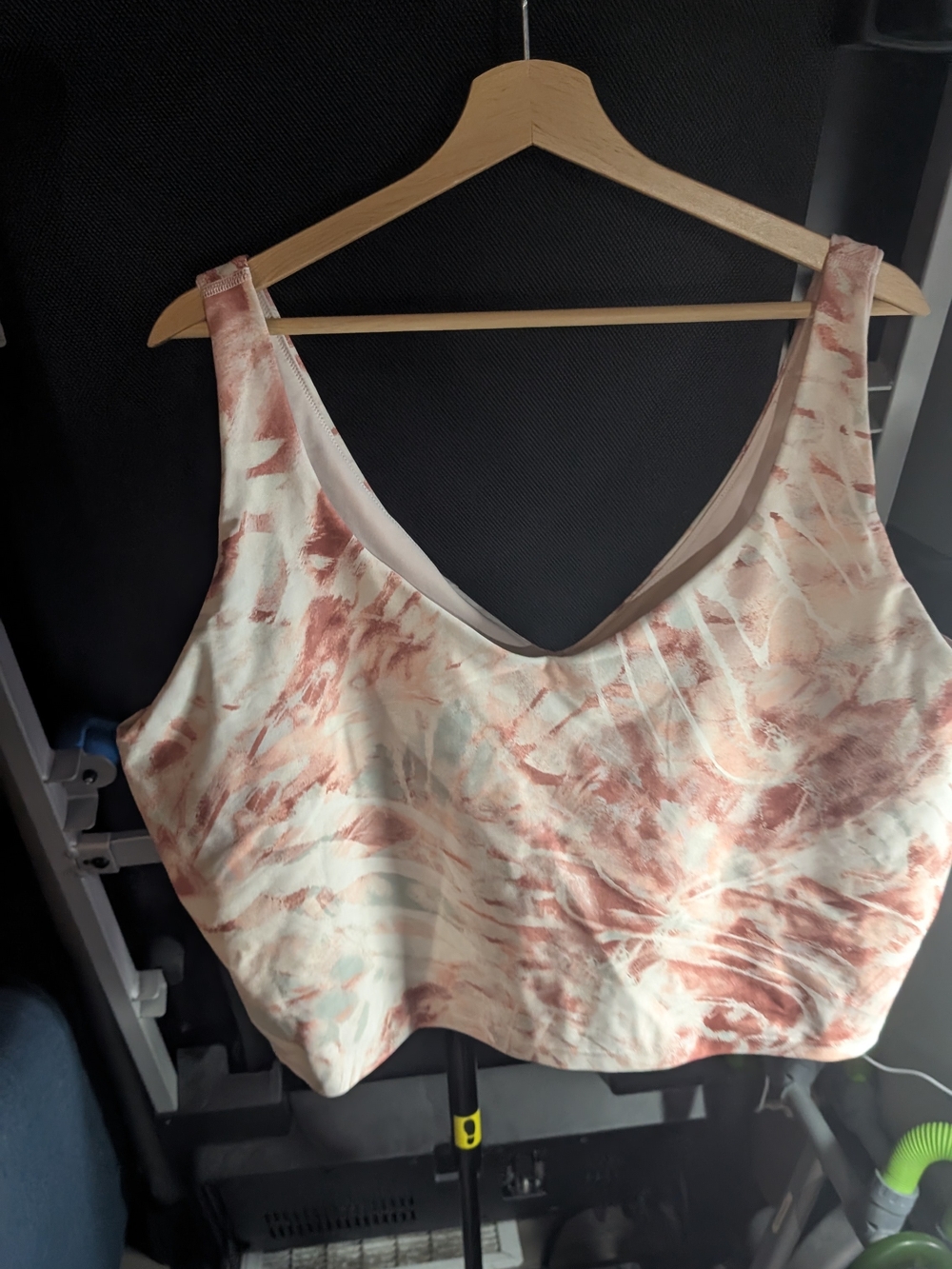 Old Navy Pink Marble Print Sports Bra